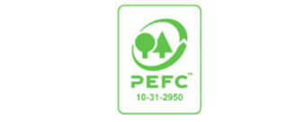 Logo de la certification PEFC attribuée à HARMONY.