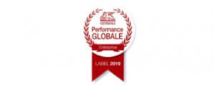 Logo du label performance globale de Generali attribuée à HARMONY.