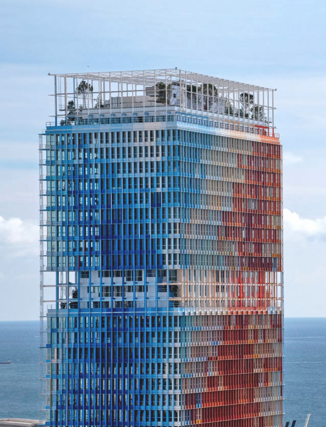 Photo de présentation de la tour "La Marseillaise" dans le quartier d'Affaires Européennes à Marseille